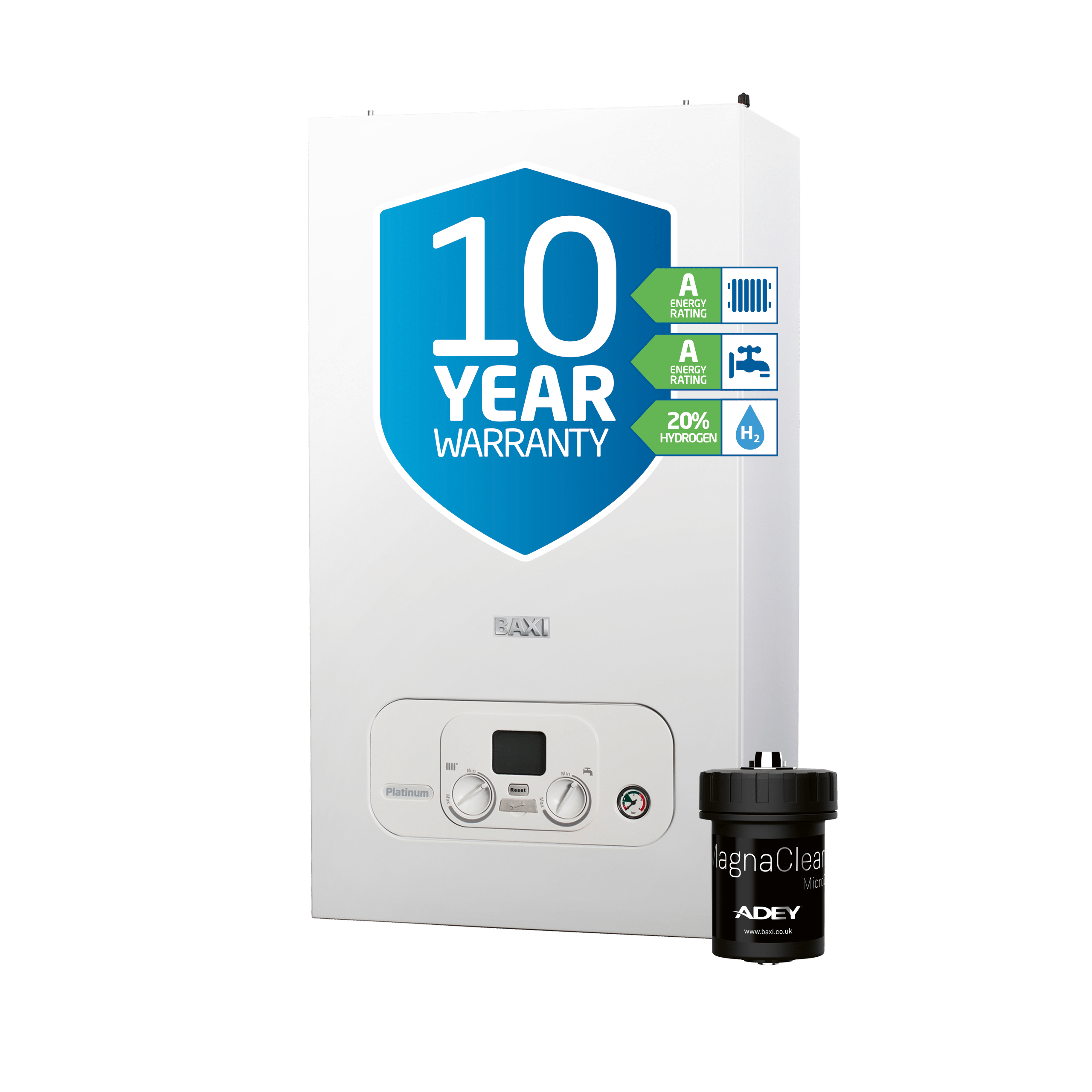 10 Years Warranty Parts & Labour
